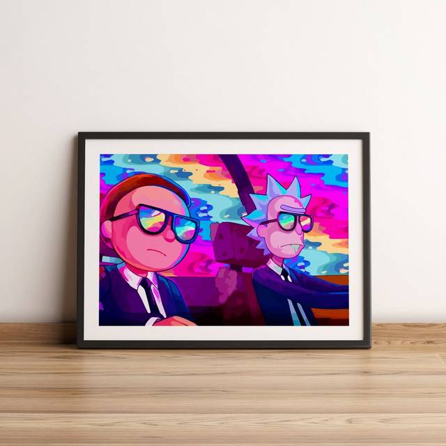 Tableau Rick et Morty Trippy