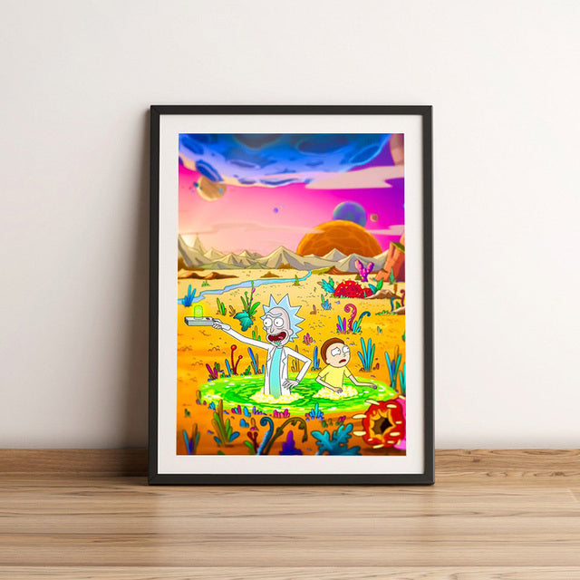 Tableau Rick et Morty Portail