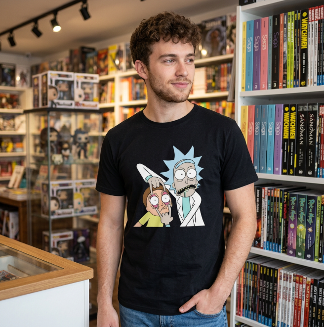 T-shirt Rick et Morty Open Your Eyes 1
