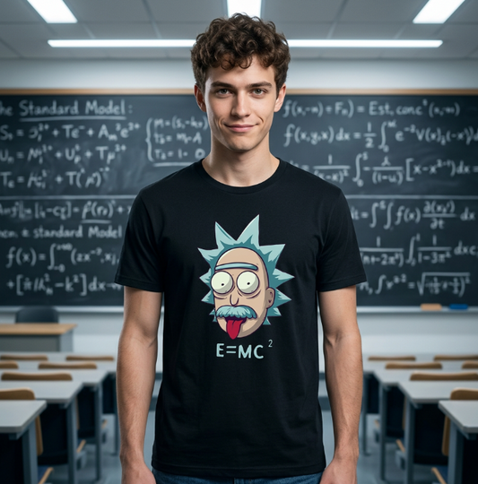 T-shirt Rick E=MC²