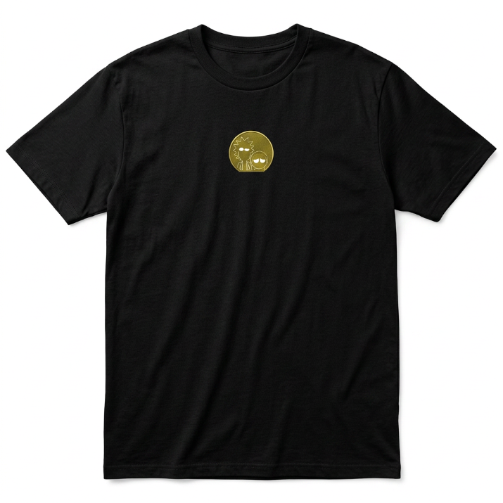 T-Shirt Rick et Morty Logo Shadow