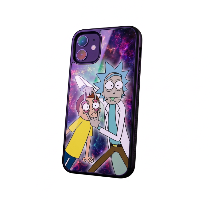 Coque iPhone Rick et Morty Red Eyes