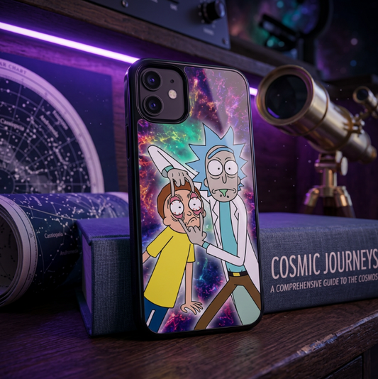 Coque iPhone Rick et Morty Red Eyes