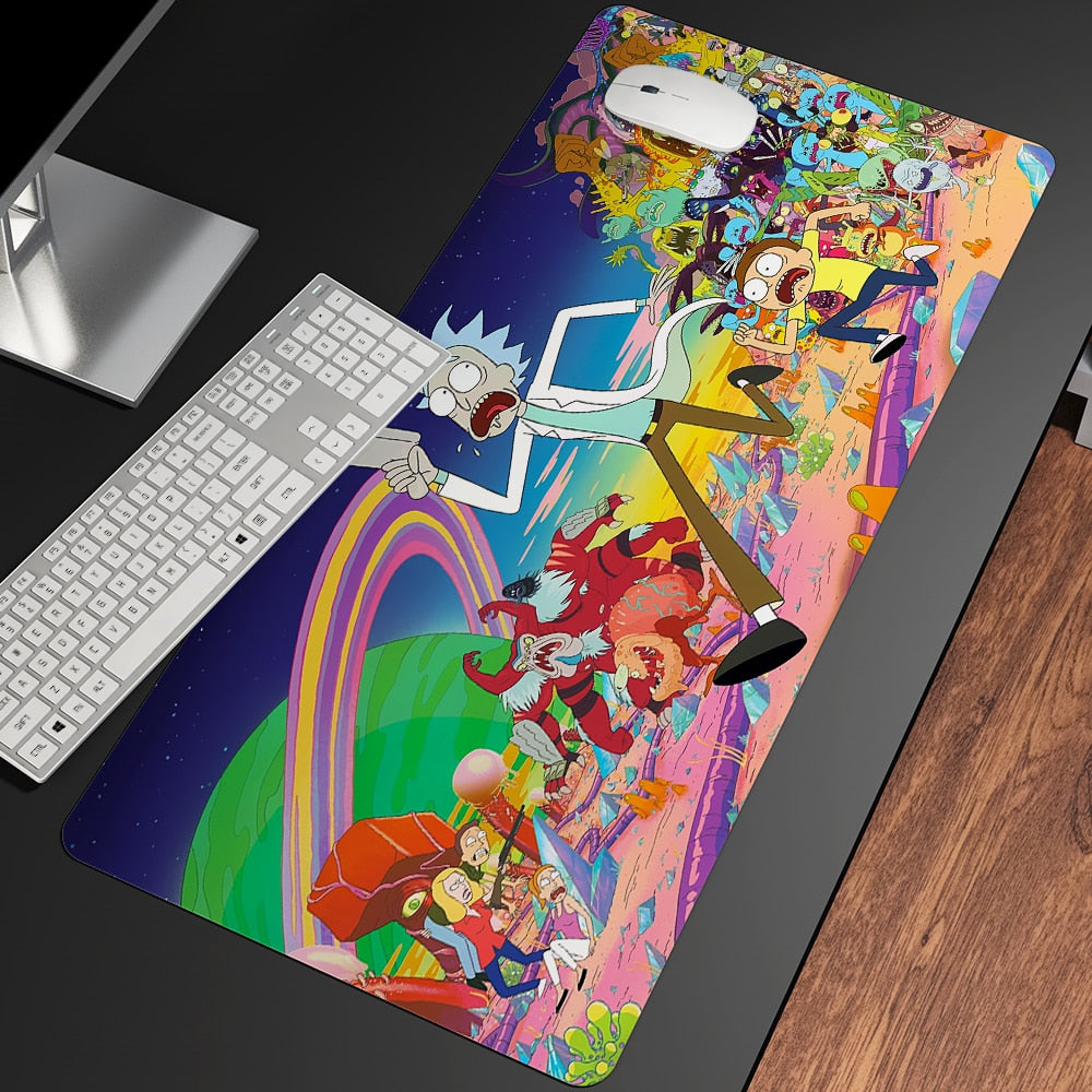 Tapis de souris Rick et Morty Poursuite