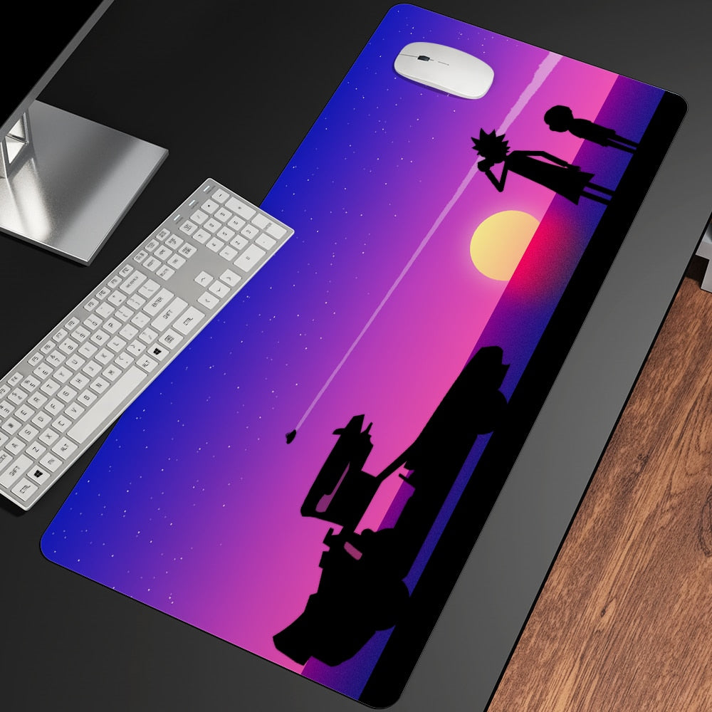 Tapis de souris Rick et Morty Sunset