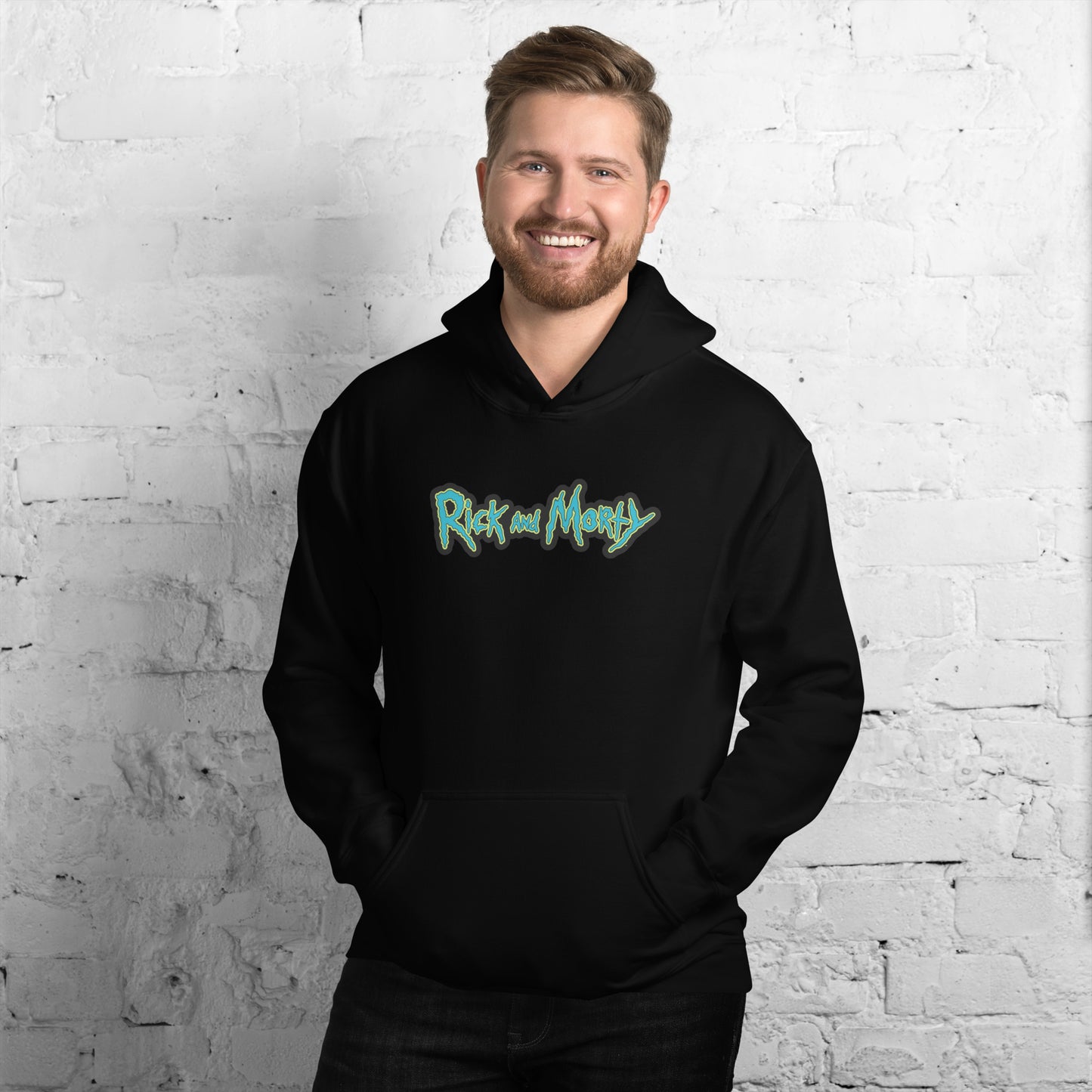 Sweat à capuche Rick et Morty Logo