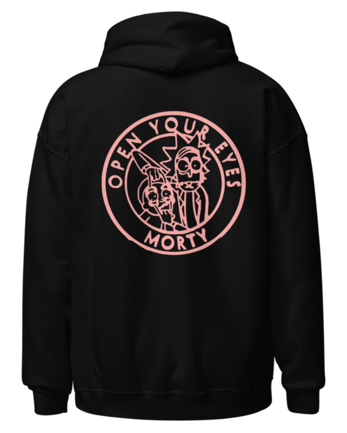 Sweat Rick et Morty Logo Arrière