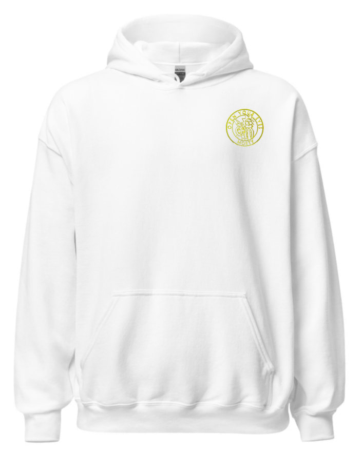Sweat Rick et Morty Blanc Logo