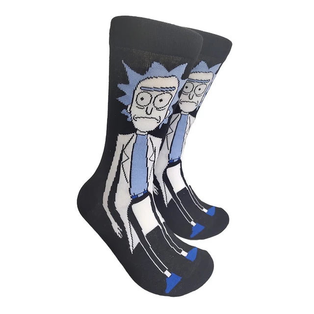 Chaussettes Rick Noir - Rick et Morty