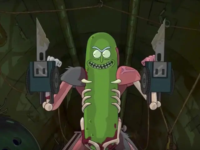 Les Mystères de la Transformation de Rick en Cornichon