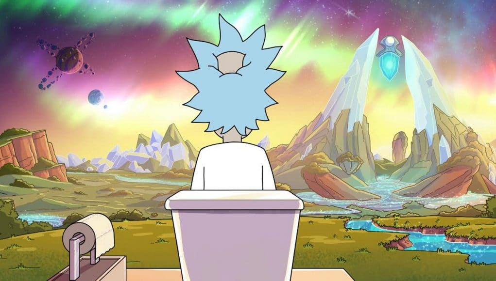 Rick sanchez toilettes