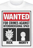 T Shirt Rick et Morty Blanc