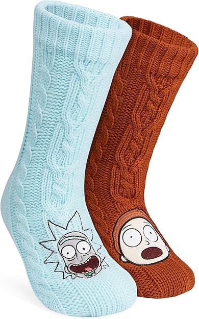 Chaussette Dessin Animé Rick et Morty
