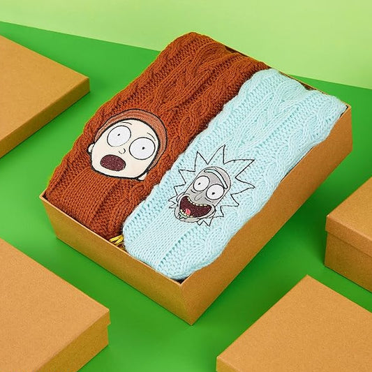 Chaussette Dessin Animé Rick et Morty