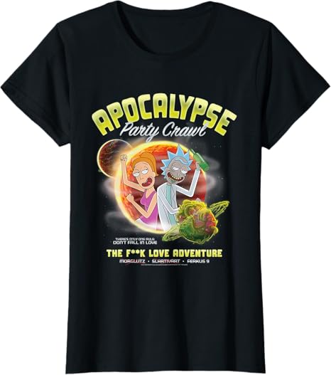 T shirt Rick et Morty Femme