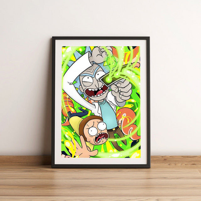 Tableau Rick et Morty Pistolet
