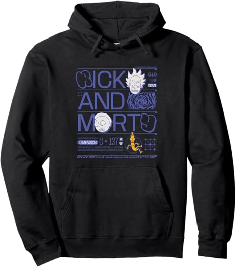 Sweat Capuche Rick et Morty