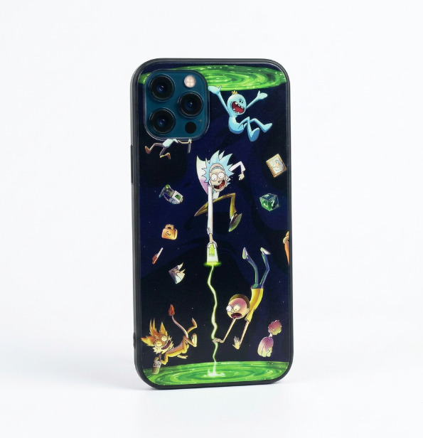 Coque Rick et Morty Double Portail