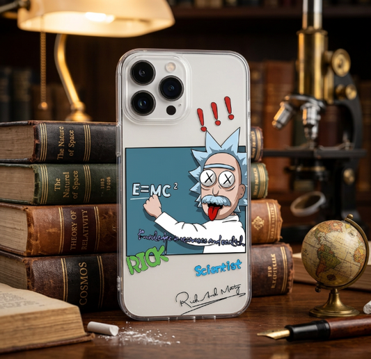 Coque iPhone Rick e=MC²