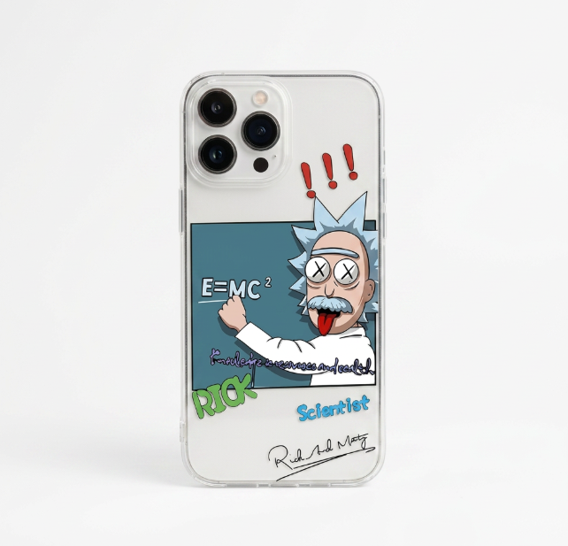 Coque iPhone Rick e=MC²