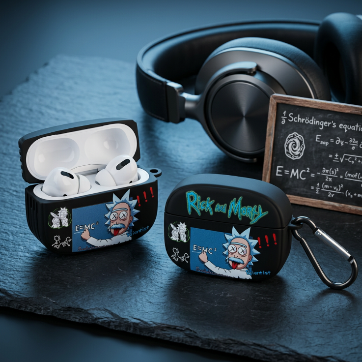 Coque AirPods Rick et Morty