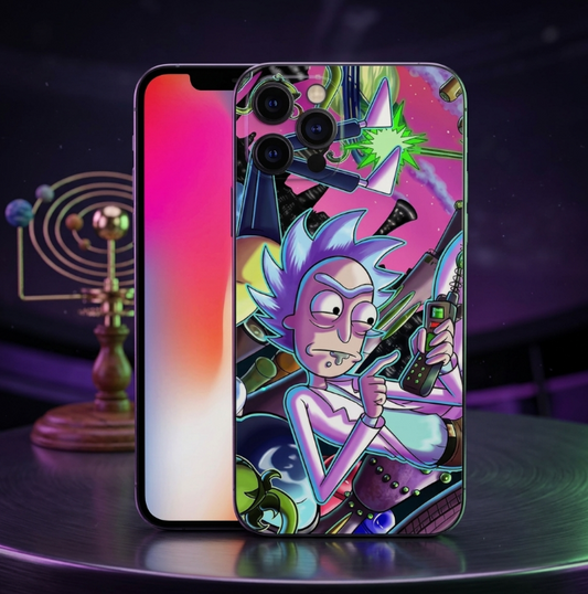 Coque iPhone Rick Téléphone Spatial