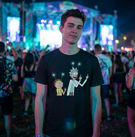 T-shirt Rick et Morty Antennes