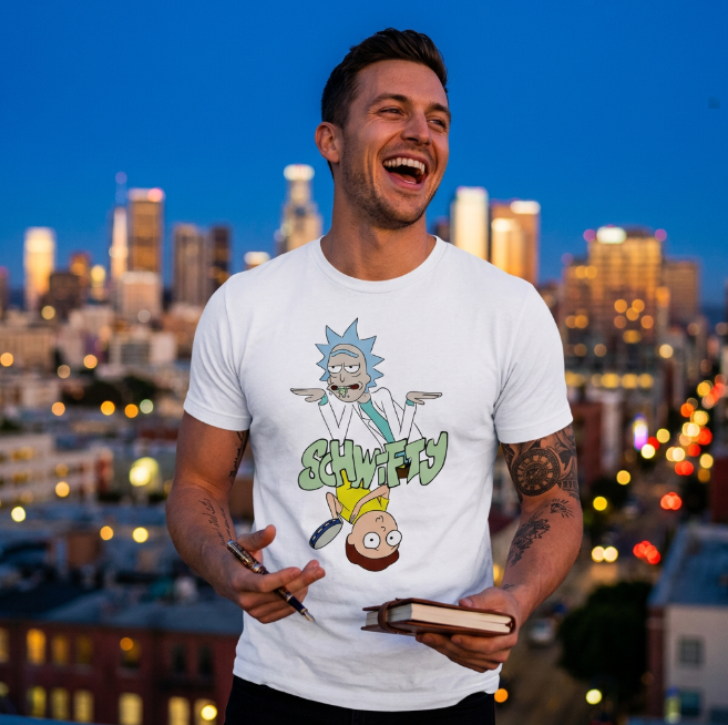 T-shirt Rick et Morty Schwifty