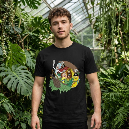 T-shirt Rick et Morty Pirate