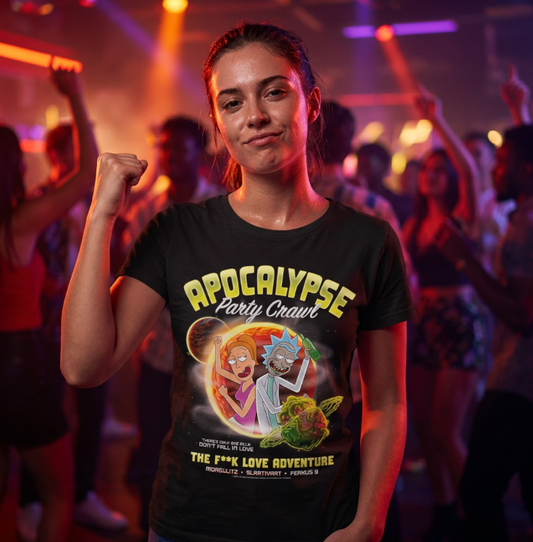 T shirt Rick et Morty Femme