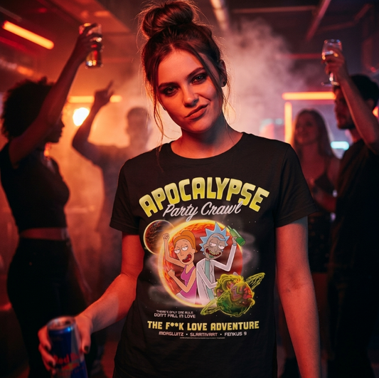 T shirt Rick et Morty Femme