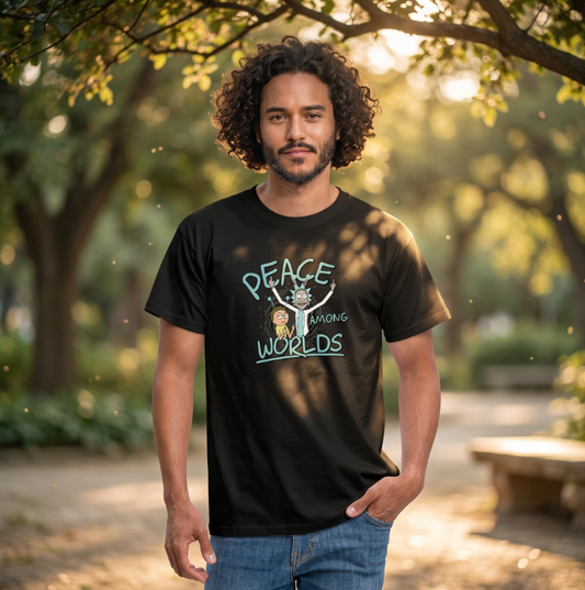 T shirt Rick et Morty Homme