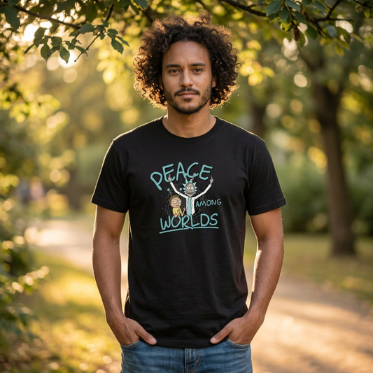 T shirt Rick et Morty Homme