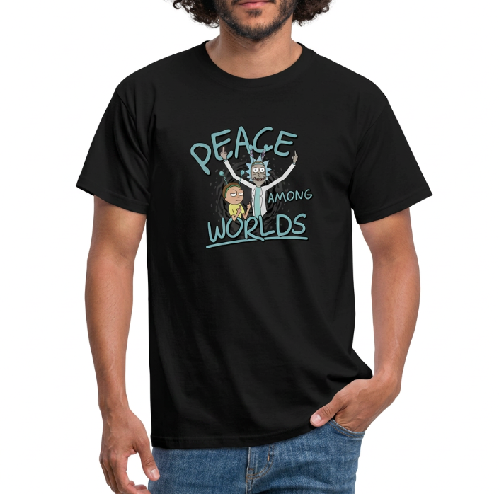 T shirt Rick et Morty Homme