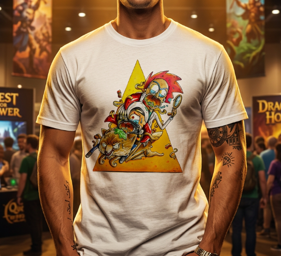 T-shirt Rick et Morty Aventure