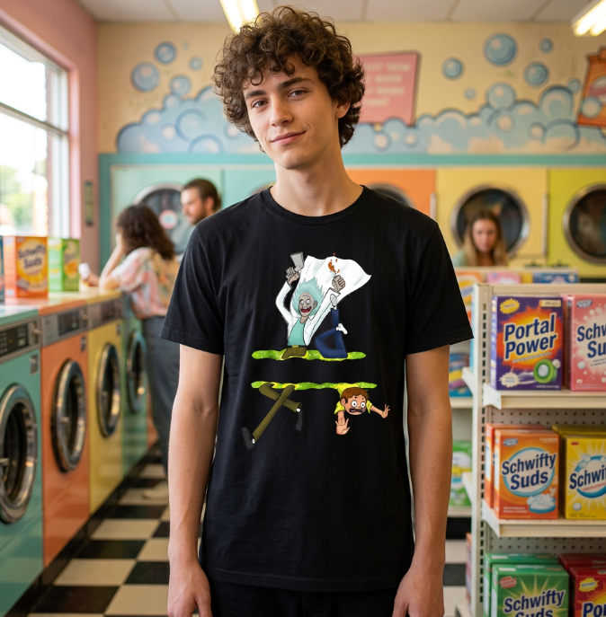 T-shirt Rick et Morty Portail