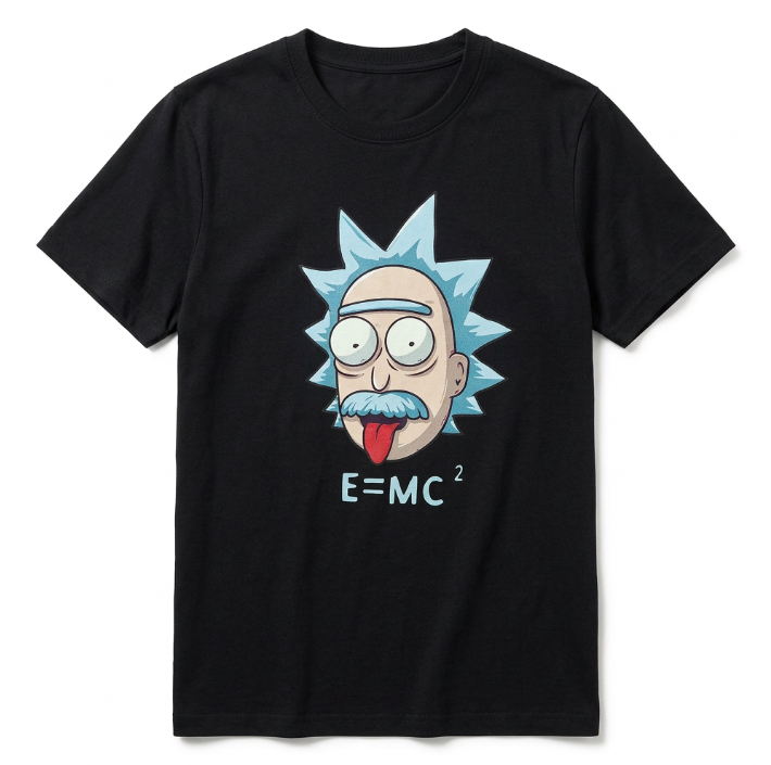 T-shirt Rick E=MC²