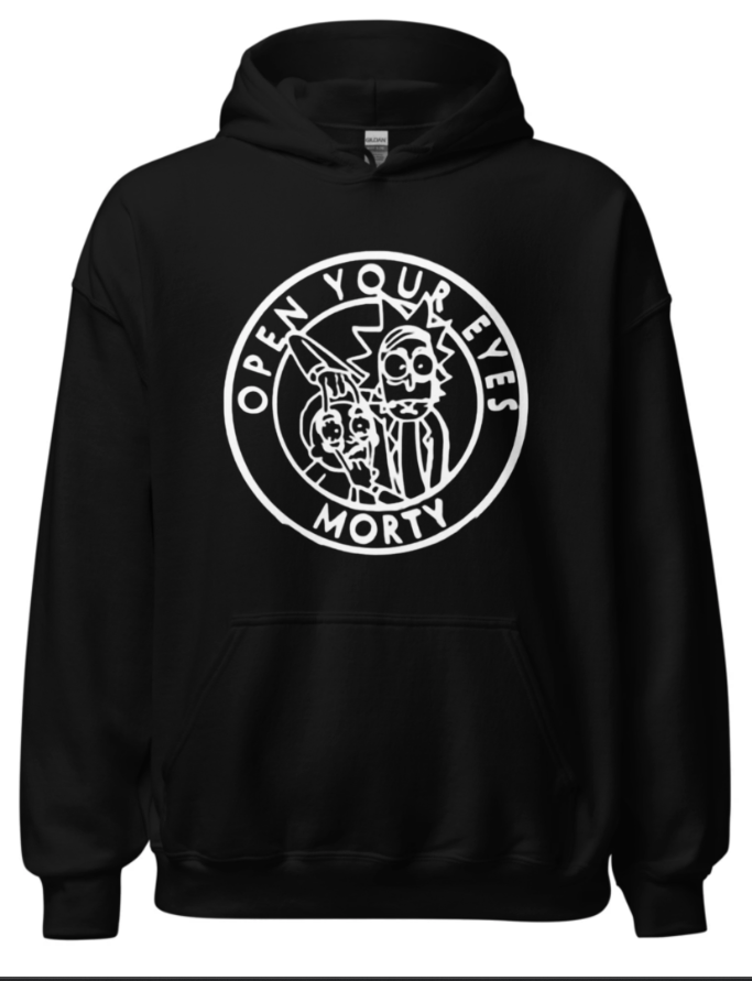 Sweat Rick et Morty Logo Arrière