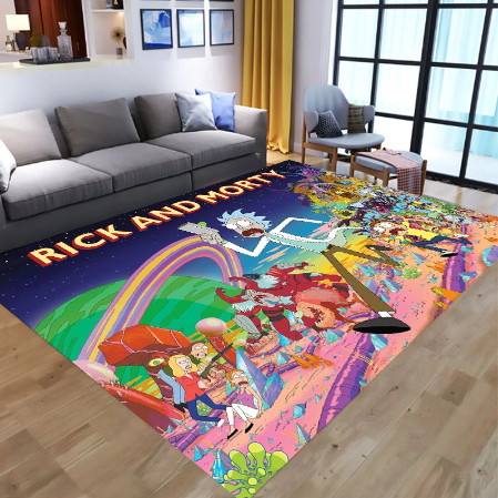 Tapis Rick et Morty Poursuite