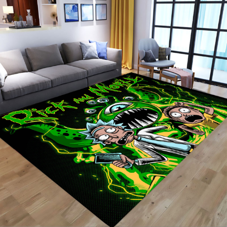Tapis Rick et Morty Graffiti