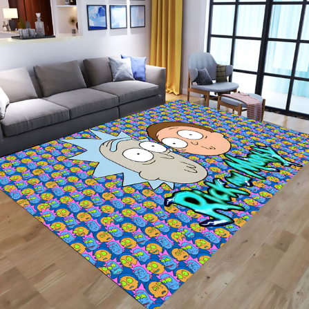Tapis Rick et Morty Monogramme
