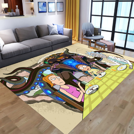 Tapis Rick et Morty À Table !
