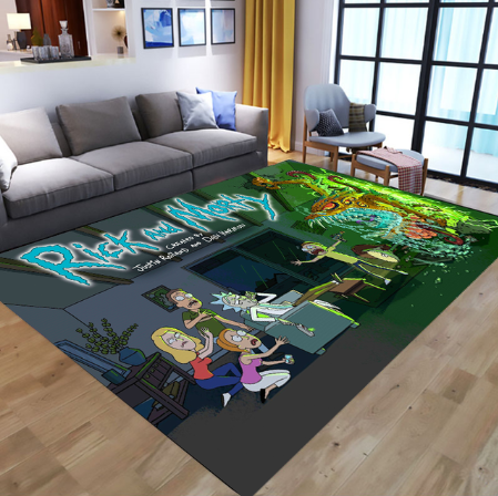 Tapis Rick et Morty Maison