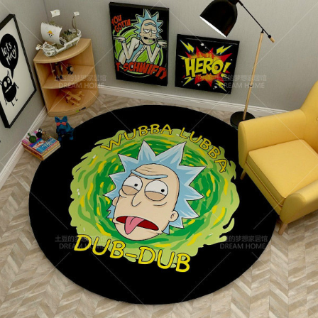 Tapis Rick Sanchez Wubba Lubba Dub Dub