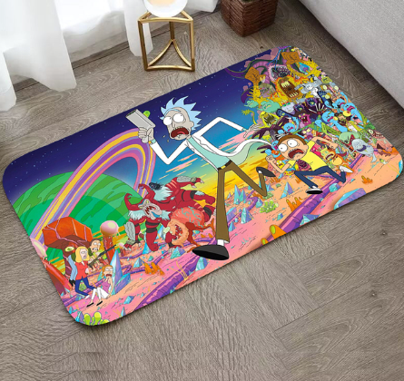 Tapis de bain Rick et Morty Poursuite