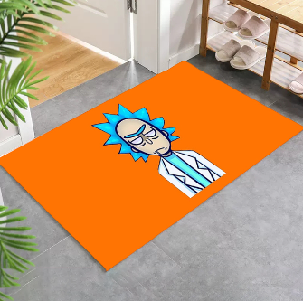 Tapis de bain Rick Sanchez Orange
