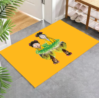 Tapis de bain Rick et Morty Breaking Bad