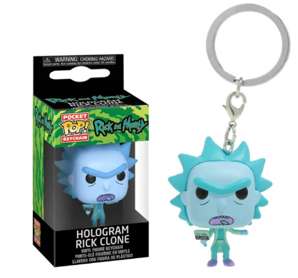 Porte-clé Rick Hologramme