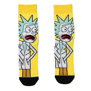 Chaussettes Rick Sanchez "WOW"