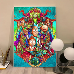 Poster Rick et Morty - Épopée Galactique